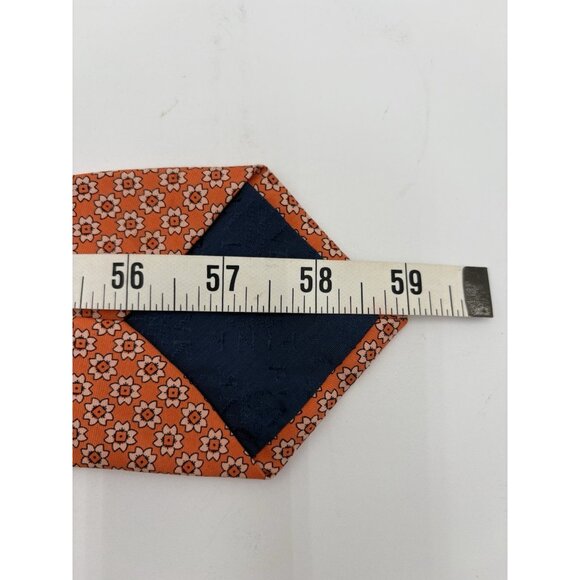 THOMAS PINK MCMXCVIII 100% Floral Silk Necktie Made In England 58" x 3.25" GUC - Picture 7 of 7